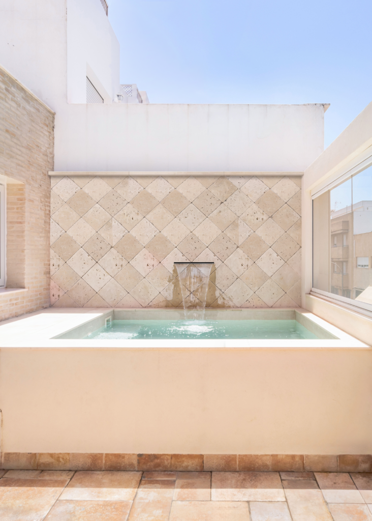 Piscina de en cubierta